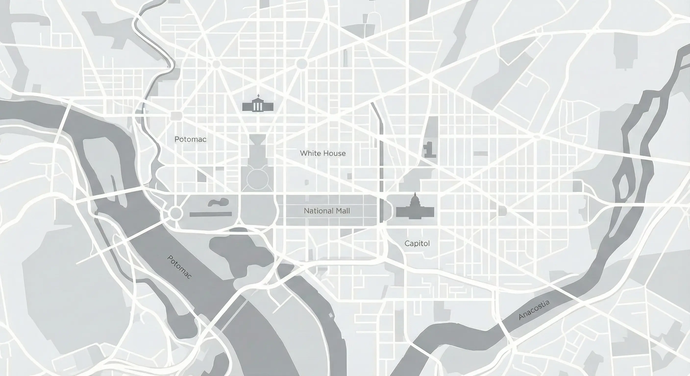 Map of Washington D.C.